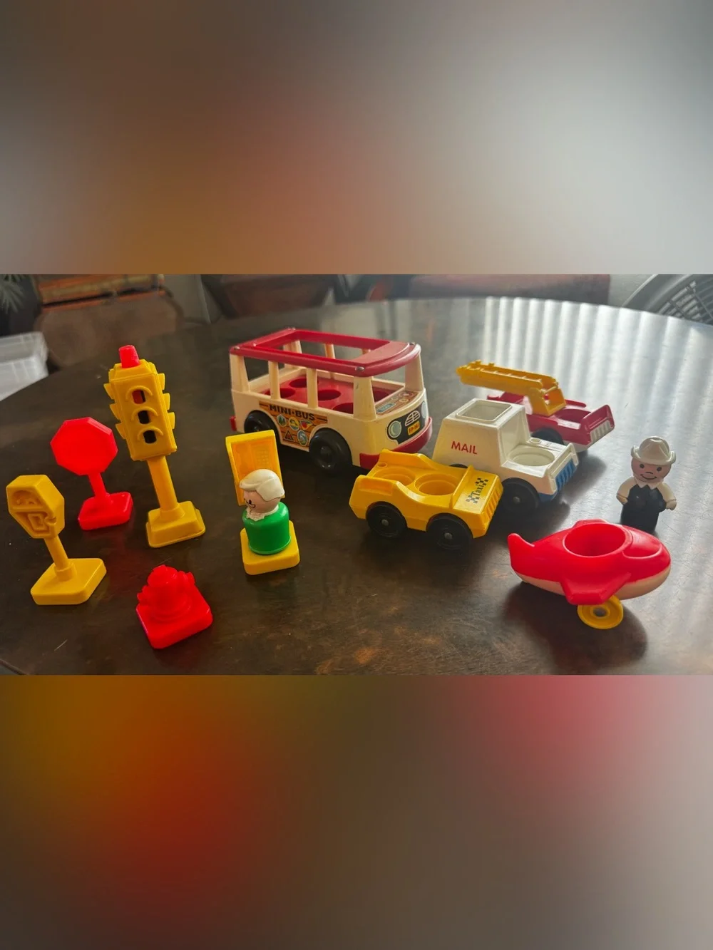 Vintage nostalgic Fisher price play set from 1969 & on